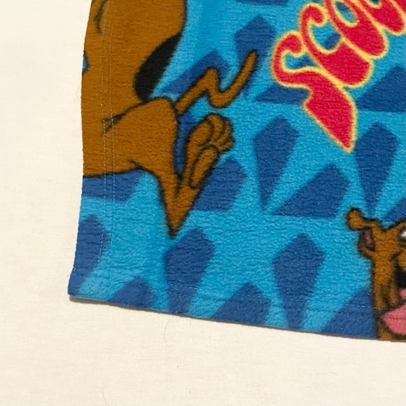 Vintage Scooby Doo Blue Fleece Blanket - Picture 7 of 16